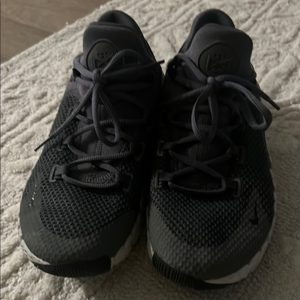 Nike Black and Gray Athletic Shoes with Breathable Mesh